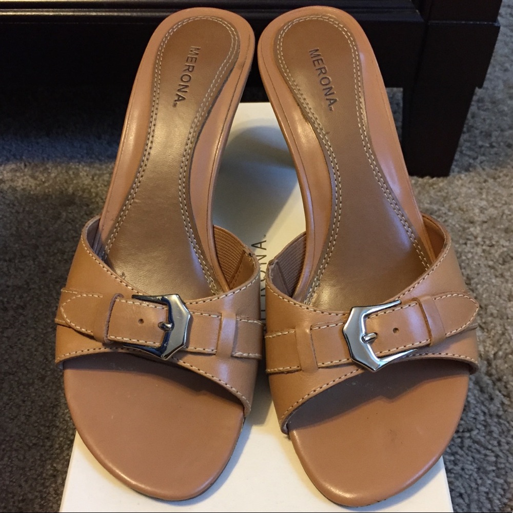 Merona tan heels